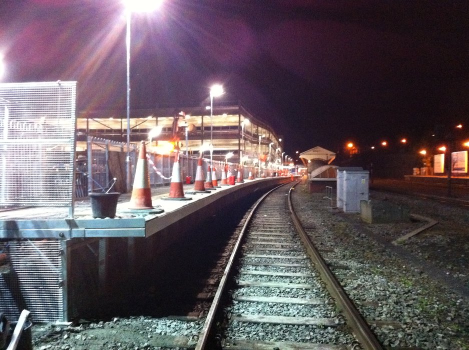 High Wycombe station platform from survey to completed installation in 3 months